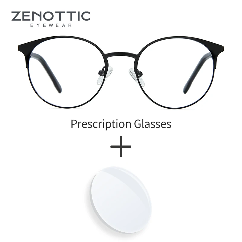 ZENOTTIC Women Alloy Myopia Hyperopia Glasses Optical Eyewear Anti Blue Light Eyeglasses Female prescription photochromatic
ZENOTTIC Women Alloy Myopia Hyperopia Glasses Optical Eyewear Anti Blue Light Eyeglasses Female prescription photochromatic