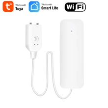 Water Alarm Sensor WiFi Water Leak Detector Overflow Flood Leakage Alerts Remote Monitor Leak Notifications by TUYA/Smart Life Water Alarm Sensor WiFi Water Leak Detector Overflow Flood Leakage Alerts Remote Monitor Leak Notifications by TUYA/Smart Life