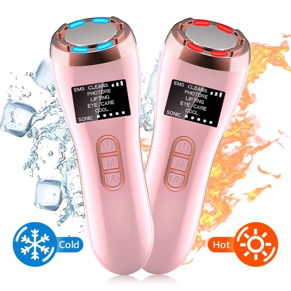 Multifunctional LED Beauty Machine Blackhead Acne Remover EMS Hot Cold Massage Facial Tool Slimming face Skin Care Face Massager
Multifunctional LED Beauty Machine Blackhead Acne Remover EMS Hot Cold Massage Facial Tool Slimming face Skin Care Face Massager