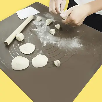 Thickened Large Size Silicone Kneading Dough Mat Pad Chopping Board Kitchen Baking Tools
Thickened Large Size Silicone Kneading Dough Mat Pad Chopping Board Kitchen Baking Tools