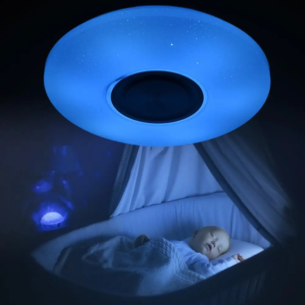 110V/220V Baby Sleep Ceiling Light 36W 80RA Bluetooth Music Timer Remote Control Eye Protect Ceiling Lamp FOR Children Bedroom
110V/220V Baby Sleep Ceiling Light 36W 80RA Bluetooth Music Timer Remote Control Eye Protect Ceiling Lamp FOR Children Bedroom