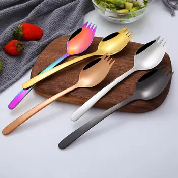 304 Stainless Steel Salad Fork Spoon Fork High-Grade Gold-Plated Creative Fruit Tableware Salad Pasta Fork Spoon
304 Stainless Steel Salad Fork Spoon Fork High-Grade Gold-Plated Creative Fruit Tableware Salad Pasta Fork Spoon