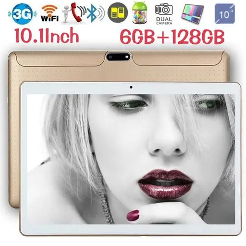 10.1 Inch RAM 6GB ROM 128GB 1280*800 IPS Screen Tablet Octa Core MT6797 4G Dual SIM Card Phone 4G Call Wifi Tablets PC
10.1 Inch RAM 6GB ROM 128GB 1280*800 IPS Screen Tablet Octa Core MT6797 4G Dual SIM Card Phone 4G Call Wifi Tablets PC