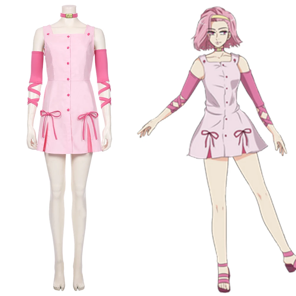 Sugimoto Reimi Cosplay Costume Anime JoJo‘s Bizarre Adventure Women Girls Pink Dress Outfits Halloween Carnival Suit
Sugimoto Reimi Cosplay Costume Anime JoJo‘s Bizarre Adventure Women Girls Pink Dress Outfits Halloween Carnival Suit
