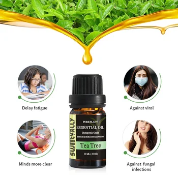 Sweetvally 10ML Pure Essential Oils Massage Humidifier Tea Tree Thyme Ylang Ylang Grapefruit Vanilla Oil Essential
Sweetvally 10ML Pure Essential Oils Massage Humidifier Tea Tree Thyme Ylang Ylang Grapefruit Vanilla Oil Essential