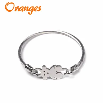 NEW Exquisit Simple Silver Color Bracelet Fit European Charm Bear Bracelet For Women Boy Fashion Jewelry Making Couple Wristband
NEW Exquisit Simple Silver Color Bracelet Fit European Charm Bear Bracelet For Women Boy Fashion Jewelry Making Couple Wristband