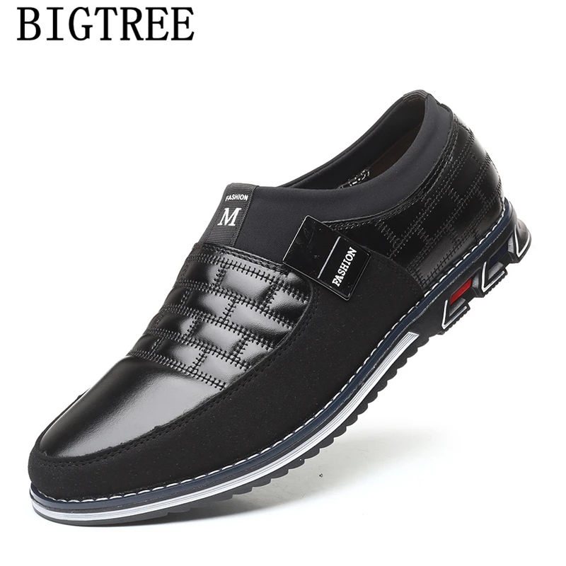 

Leather Mens Shoes Casual Winter Shoes Men Comfortable Loafers Designer Shoes Men High Quality Sepatu Pria Kulit Asli Big Size