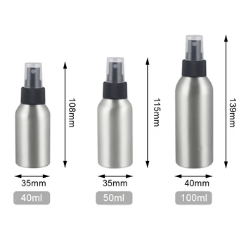 50ml/100ml Empty Refillable Cosmetic Sprayer Atomizer Aluminum Spray Bottle Portable Mini Perfume Bottles
50ml/100ml Empty Refillable Cosmetic Sprayer Atomizer Aluminum Spray Bottle Portable Mini Perfume Bottles