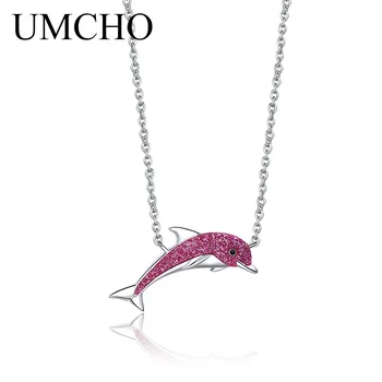UMCHO Lovely Dolphin 925 Sterling Silver Necklaces & Pendants Gifts for Women Chains Cute Romantic Silver 925 Fine Jewelry
UMCHO Lovely Dolphin 925 Sterling Silver Necklaces & Pendants Gifts for Women Chains Cute Romantic Silver 925 Fine Jewelry