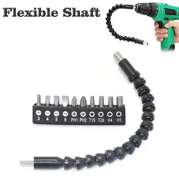 Flexible Shaft Tool Electronics Drill Screwdriver Bit Holder Connect Link Multitul Hex Shank Extension Snake Bit 
Flexible Shaft Tool Electronics Drill Screwdriver Bit Holder Connect Link Multitul Hex Shank Extension Snake Bit