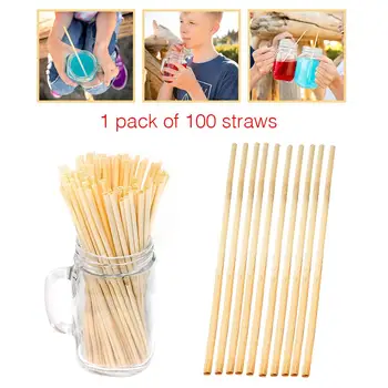 100PCS/Pack A+ Natural Wheat Straw 100% Biodegradable Straws Environmentally Friendly Portable Drinking Straw Bar Kitchen Supply
100PCS/Pack A+ Natural Wheat Straw 100% Biodegradable Straws Environmentally Friendly Portable Drinking Straw Bar Kitchen Supply