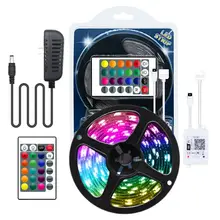 2835 RGB LED Strip Lights 5M 12V Smart Wifi Remote Control APP Control Colorful Waterproof TV Ambient Light
2835 RGB LED Strip Lights 5M 12V Smart Wifi Remote Control APP Control Colorful Waterproof TV Ambient Light