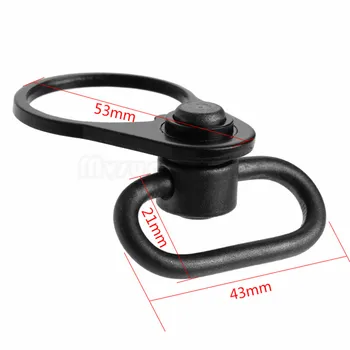 223 Hunting Gun Accessories Ambidextrous Sling Plate Mount Adapter Quick Detach Sling Swivel Rotatable Puch Button Sling Swivel
223 Hunting Gun Accessories Ambidextrous Sling Plate Mount Adapter Quick Detach Sling Swivel Rotatable Puch Button Sling Swivel