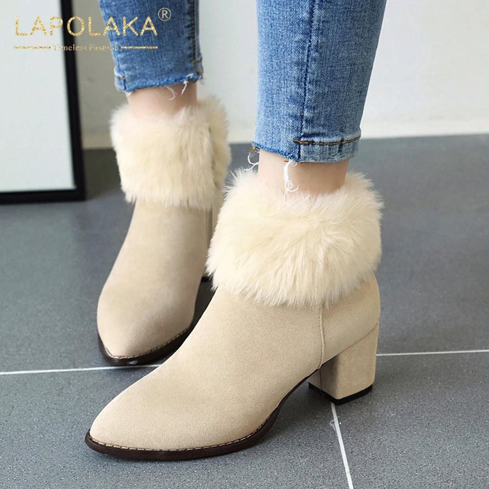 Lapolaka 2020 dropship Plus Size 31-45 Dropship Hot Sale Chunky Heels Ankle Boots Woman Shoes Zip Up Concise Shoes Women Boots
Lapolaka 2020 dropship Plus Size 31-45 Dropship Hot Sale Chunky Heels Ankle Boots Woman Shoes Zip Up Concise Shoes Women Boots