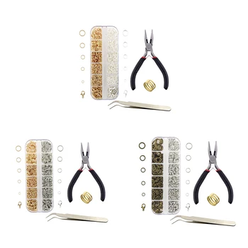 2 Colors Lobster Claw Clasps with Jewelry Pliers, Tweezers and Jump Ring Opener DIY Jewelry Making Kits Jewelry Making Findings
2 Colors Lobster Claw Clasps with Jewelry Pliers, Tweezers and Jump Ring Opener DIY Jewelry Making Kits Jewelry Making Findings