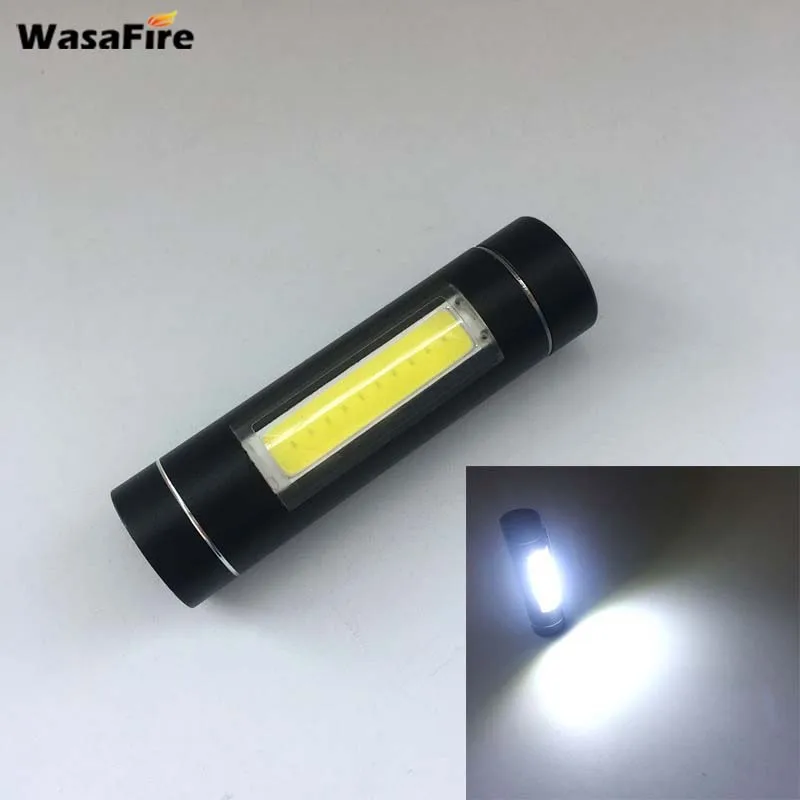 

Mini COB Led Torch Aluminum Alloy 1 Mode Led Working Flashlight 14500/AA Battery Portable Light Lantern for Camping Hiking