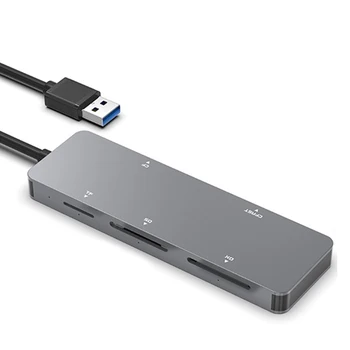 Rocketek Same Time Read 5 Cards USB 3.0 Multi in 1 Memory Card Reader Adapter for SD/TF/CF/XD/CFast
Rocketek Same Time Read 5 Cards USB 3.0 Multi in 1 Memory Card Reader Adapter for SD/TF/CF/XD/CFast