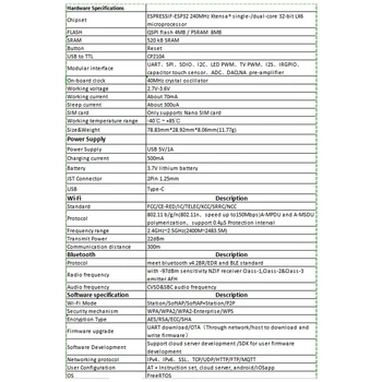 T Call V1.3 Replacement Connection Accessory ESP32 SIM Card Antenna USB Board Wireless Module Components Adapter Bluetooth 
T Call V1.3 Replacement Connection Accessory ESP32 SIM Card Antenna USB Board Wireless Module Components Adapter Bluetooth