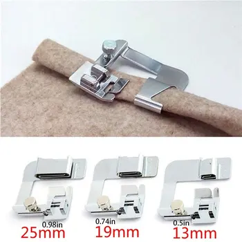 Domestic Sewing Machine Laminated Presser Foot Hem Feet Set 13MM+19MM+25MM for Brother Singer Sewing Accessories
Domestic Sewing Machine Laminated Presser Foot Hem Feet Set 13MM+19MM+25MM for Brother Singer Sewing Accessories