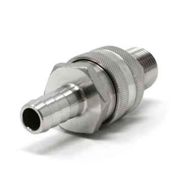 1pcs Homebrew Quick Disconnect Home Brewing Stainless Steel Quick Disconnect Barb Hose To MPT Set High Temp Silicon Gasket
1pcs Homebrew Quick Disconnect Home Brewing Stainless Steel Quick Disconnect Barb Hose To MPT Set High Temp Silicon Gasket