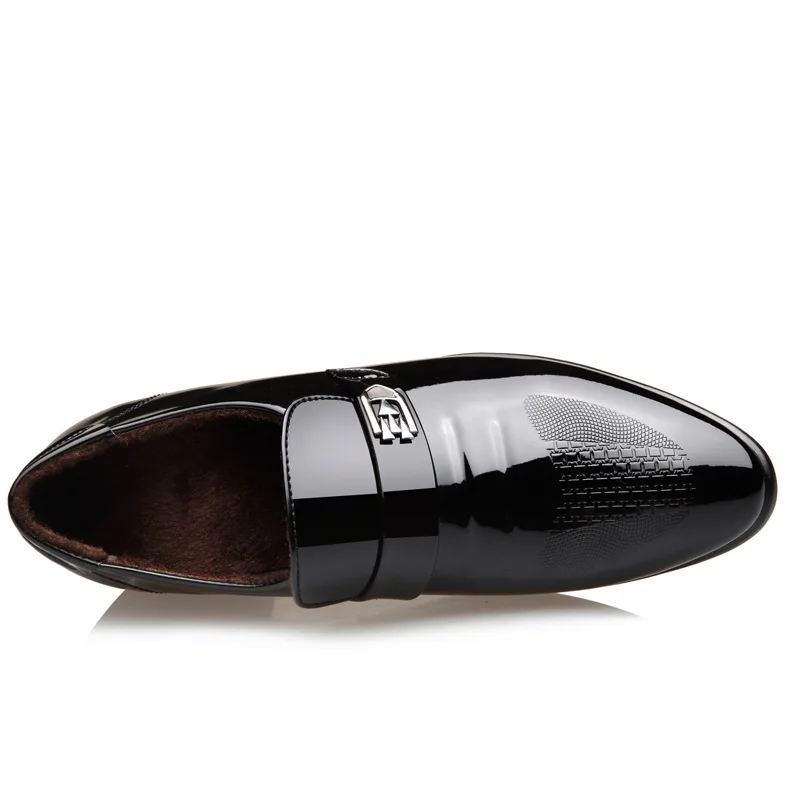 Autumn & Winter New Style plus Velvet MEN'S Leather Shoes Pointed-Toe Foot Covering Business Casual Shoes Bright Surface Dress S
Autumn & Winter New Style plus Velvet MEN'S Leather Shoes Pointed-Toe Foot Covering Business Casual Shoes Bright Surface Dress S
