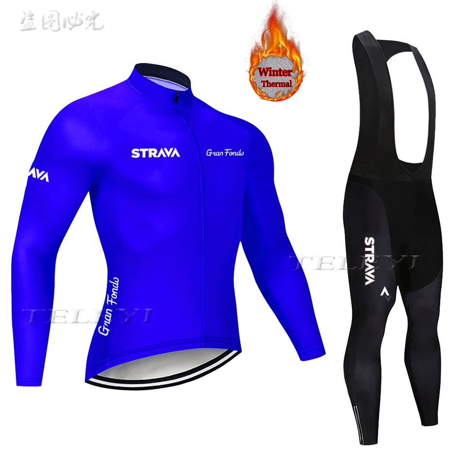 2019 STRAVA Pro Winter Thermal Fleece Cycling Set Long Sleeve MTB Bicycle Cycling Jersey Set Comfortable Cycling Clothing Suit
2019 STRAVA Pro Winter Thermal Fleece Cycling Set Long Sleeve MTB Bicycle Cycling Jersey Set Comfortable Cycling Clothing Suit