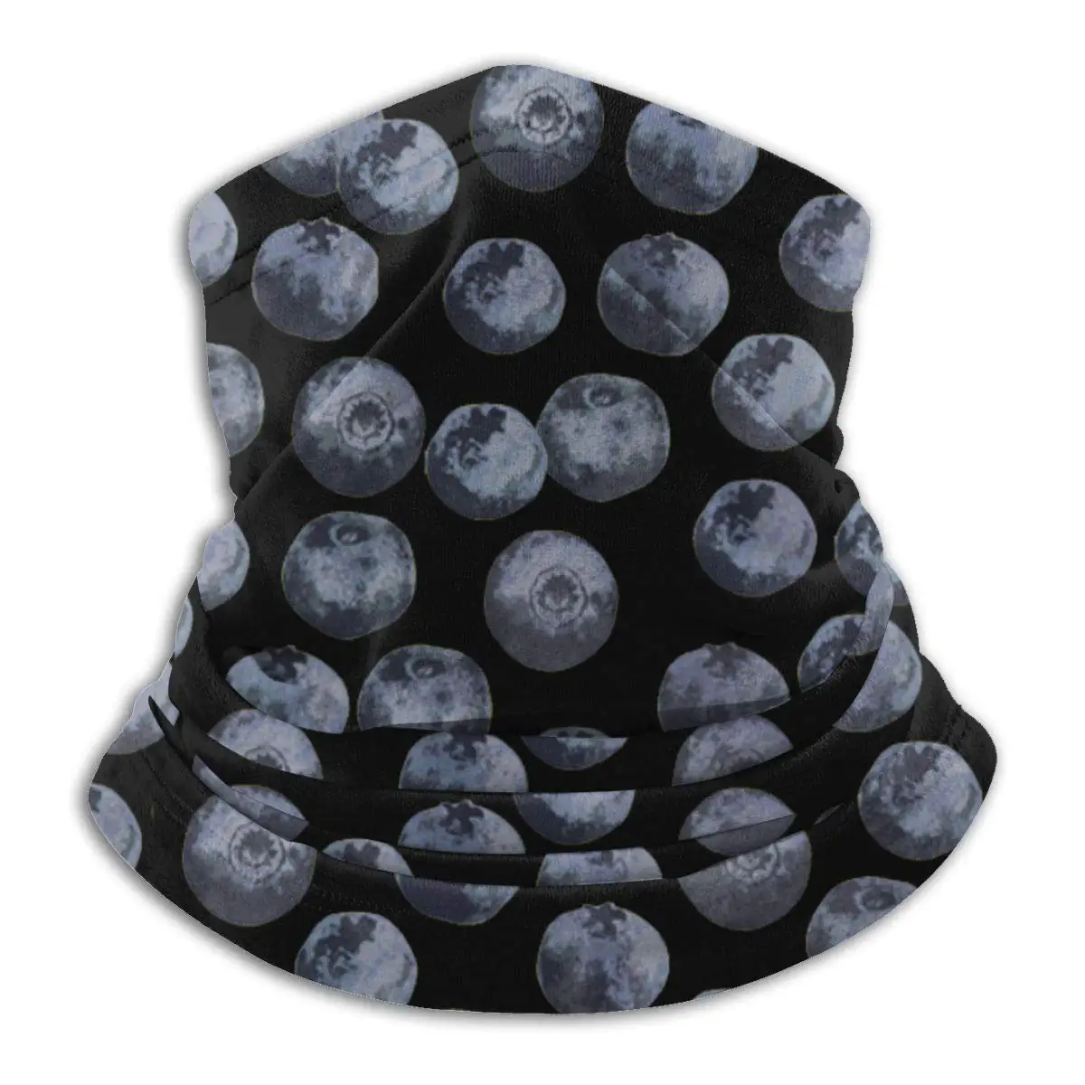 

Women Men Winter Neck Warmers Blueberry Fruit Neck Gaiter Breathable Windproof Face Scarf for Cold Weather Winter Outdoor Sports