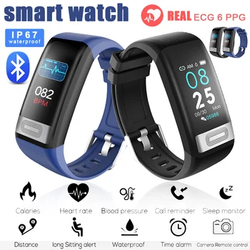 Smart Watch BT4.0 Health Tracker 1.14" Heart Rate Monitor Fitness Tracker Alarm Clock Message Reminder Man Women Wearable
Smart Watch BT4.0 Health Tracker 1.14" Heart Rate Monitor Fitness Tracker Alarm Clock Message Reminder Man Women Wearable
