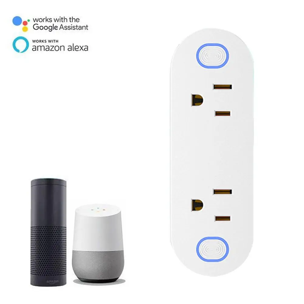 Teekar WiFi Smart Power Strip US Standard Outlet Extension 2 Sockets Smart Life Remote Control Work With Alexa Google Assistant
Teekar WiFi Smart Power Strip US Standard Outlet Extension 2 Sockets Smart Life Remote Control Work With Alexa Google Assistant