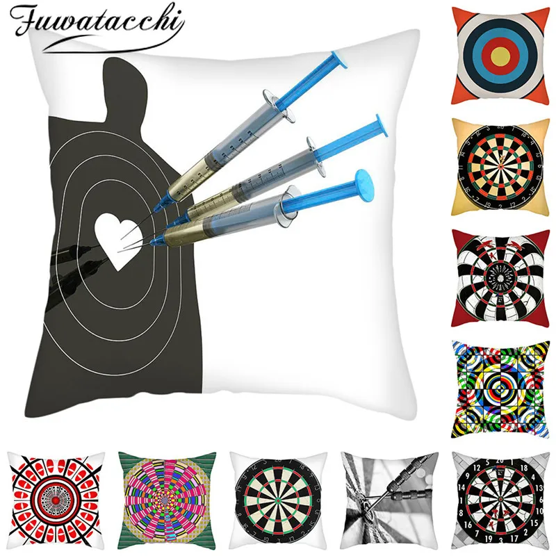Fuwatacchi Darts Pattern Cushion Cover Realistic Printed Chair Pillow Covers Decoration Home Sofa Throw PillowCases 45cmX45cm
Fuwatacchi Darts Pattern Cushion Cover Realistic Printed Chair Pillow Covers Decoration Home Sofa Throw PillowCases 45cmX45cm