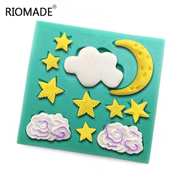 Ramadan Moon And Stars Fondant Cake Decorating Tools Silicone Mold Chocolate Cupcake Flaky Clouds Baking Mould F0845YL
Ramadan Moon And Stars Fondant Cake Decorating Tools Silicone Mold Chocolate Cupcake Flaky Clouds Baking Mould F0845YL