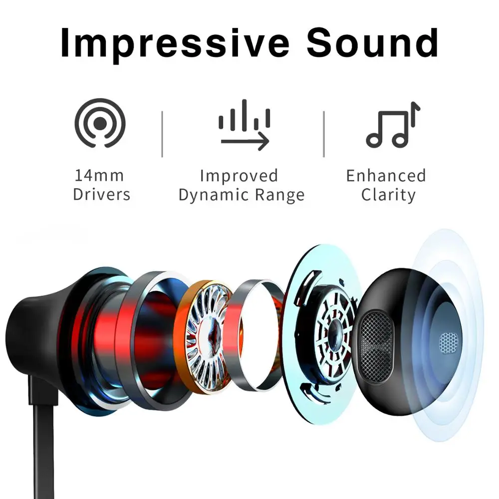 Беспроводные Bluetooth наушники Picun X2S V5.0 водонепроницаемая Спортивная гарнитура