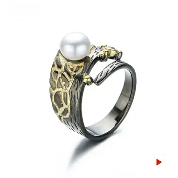 Baroque style S925 Sterling simple shell Iregular Ring Big Freshwater Pearl Ring for mom women lady girl
Baroque style S925 Sterling simple shell Iregular Ring Big Freshwater Pearl Ring for mom women lady girl