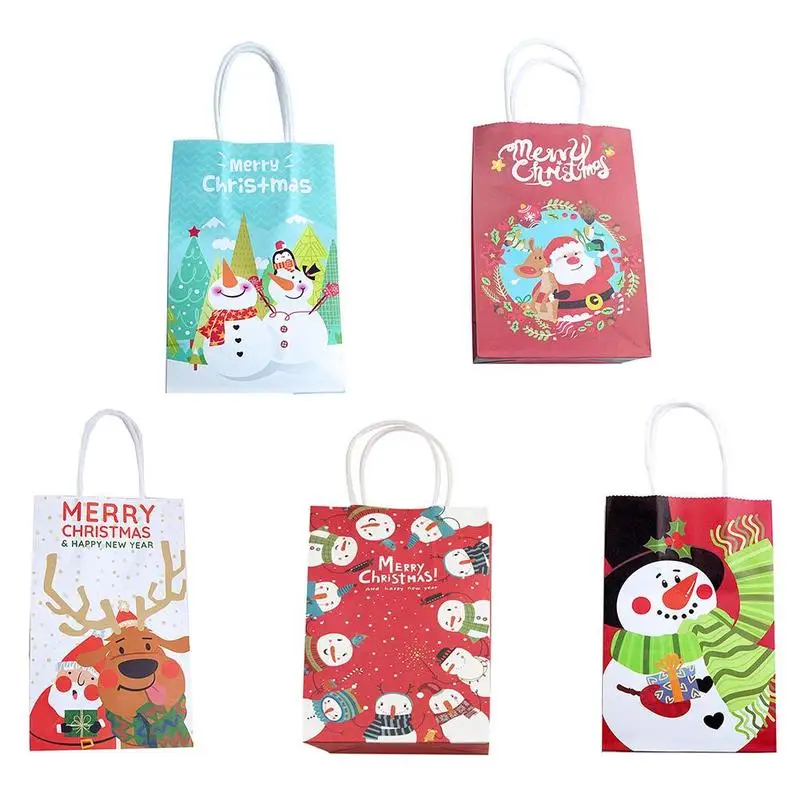 1pc Christmas Gifts Kraft Paper Tote Bag Christmas Party New Year Holiday Gift Bag Candy Bag Colorful Pattern Packaging Bag
1pc Christmas Gifts Kraft Paper Tote Bag Christmas Party New Year Holiday Gift Bag Candy Bag Colorful Pattern Packaging Bag