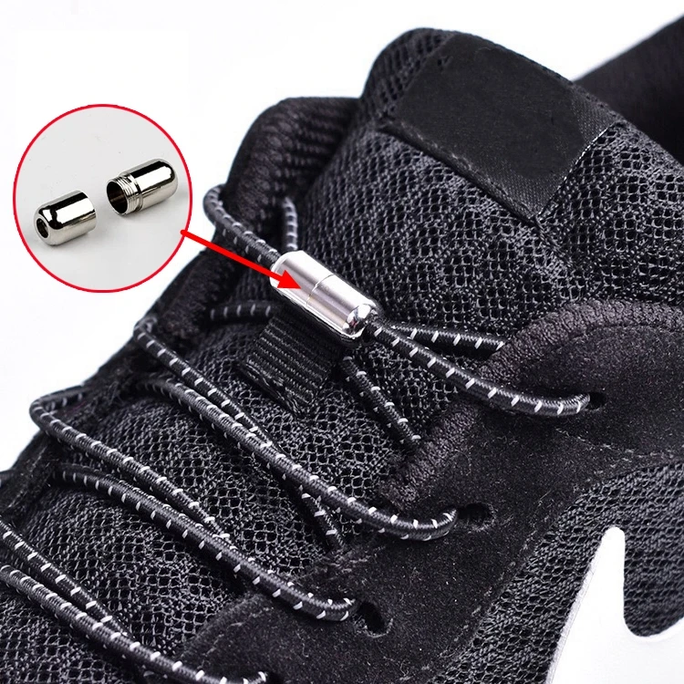 Elastic Shoelaces Reflective No Tie Shoe laces Metal Tip Round Shoe lace Child Adult Unisex Convenient Quick Lock Lazy laces
Elastic Shoelaces Reflective No Tie Shoe laces Metal Tip Round Shoe lace Child Adult Unisex Convenient Quick Lock Lazy laces