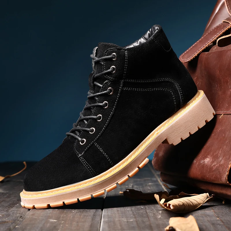 Spring and autumn new men's fashion wild high-top tooling boots non-slip wear-resistant Martin boots light and comfortable warm
Spring and autumn new men's fashion wild high-top tooling boots non-slip wear-resistant Martin boots light and comfortable warm