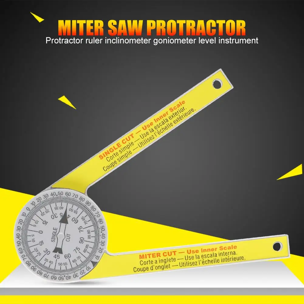 Miter Saw Protractor ABS Digital Protractor Ruler Inclinometer Goniometer Mitre Saw Angle Meter Level Measuring Tool
Miter Saw Protractor ABS Digital Protractor Ruler Inclinometer Goniometer Mitre Saw Angle Meter Level Measuring Tool
