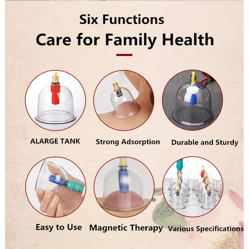 24Pcs Cupping Sets | Cupping Vacuum Suction 24 Cups Sets for Cellulite Cupping Massage Back | Chinese Cupping Pump 24Pcs Cupping Sets | Cupping Vacuum Suction 24 Cups Sets for Cellulite Cupping Massage Back | Chinese Cupping Pump