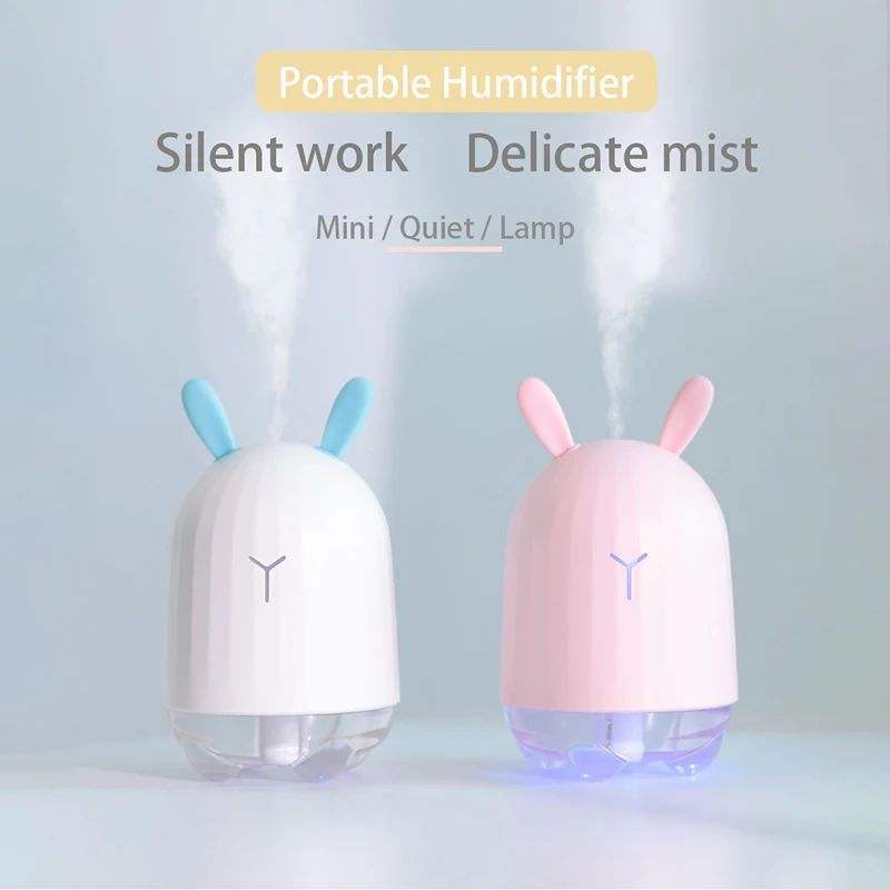 Cute USB Air Humidifier 220ML with LED Lamp Light Mini Ultrasonic Aroma Essential Oil Diffuser Fogger Mist Maker for Home Car 4H
Cute USB Air Humidifier 220ML with LED Lamp Light Mini Ultrasonic Aroma Essential Oil Diffuser Fogger Mist Maker for Home Car 4H