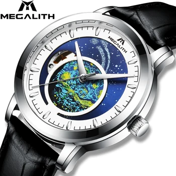 MEGALITH Watch Men Automatic Mechanical Watches Wristwatches Fashion Sports Genuine Leather Strap Starry Sky Automatic Watches
MEGALITH Watch Men Automatic Mechanical Watches Wristwatches Fashion Sports Genuine Leather Strap Starry Sky Automatic Watches