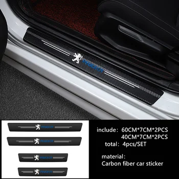4PCS Car Door Threshold Carbon Protector Door Sill Guards Stickers For Peugeot 107 207 307 407 308 607 508 3008 Accessories
4PCS Car Door Threshold Carbon Protector Door Sill Guards Stickers For Peugeot 107 207 307 407 308 607 508 3008 Accessories