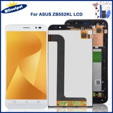 Ensemble écran tactile LCD de remplacement, 5.5 pouces, avec châssis, pour ASUS Zenfone GO ZB552KL X007D=