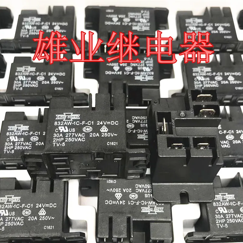 

832aw-1c-f-c1 24 VDC relay 30A 5-pin t9ap5d52-24