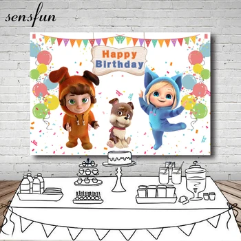 Sensfun 7x5FT Cartoon Dave and Ava Photography Backdrops Children Newborn Happy Birthday Party Backgrounds For Photo Studio
Sensfun 7x5FT Cartoon Dave and Ava Photography Backdrops Children Newborn Happy Birthday Party Backgrounds For Photo Studio