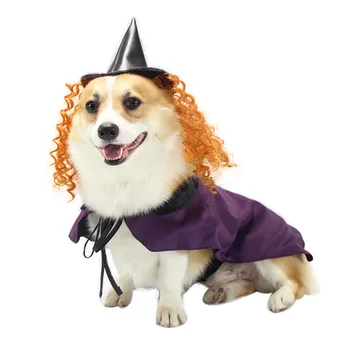 Funny Dog Costume Halloween Pet Coat Festival Puppy Clothes PU Leather Hat Wig Trim Outfits Cloak Ropa De Perro For Pet Dog
Funny Dog Costume Halloween Pet Coat Festival Puppy Clothes PU Leather Hat Wig Trim Outfits Cloak Ropa De Perro For Pet Dog