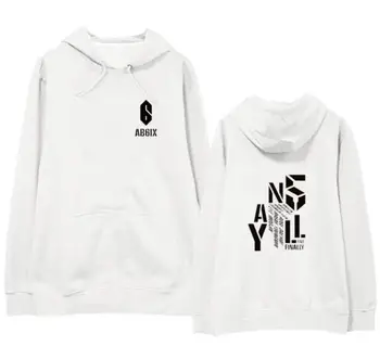 New arrival ab6ix 5 nail album same printing white hoodies unisex kpop fleece pullover loose sweatshirt 
New arrival ab6ix 5 nail album same printing white hoodies unisex kpop fleece pullover loose sweatshirt