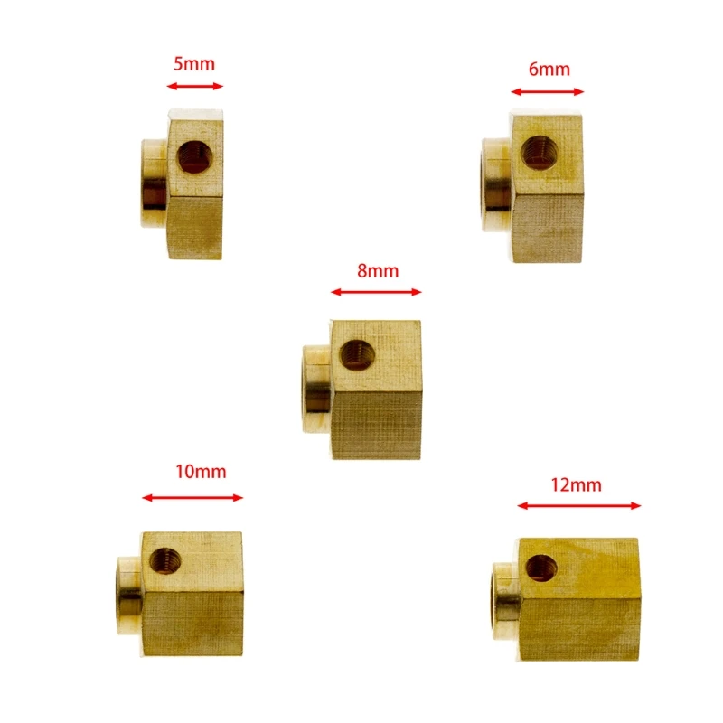 5/6/8/10/12mm Brass Hex Wheel Hub Counterweight Adapter for SCX10 III AXI03007 RC Rock Crawler Car Modified Upgrade Accessories
5/6/8/10/12mm Brass Hex Wheel Hub Counterweight Adapter for SCX10 III AXI03007 RC Rock Crawler Car Modified Upgrade Accessories