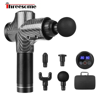 LCD Display Profession Electric Massage Gun Body Muscle Deep Fascia Massager Muscle Pain Exercising Relaxation Slimming Shaping 
LCD Display Profession Electric Massage Gun Body Muscle Deep Fascia Massager Muscle Pain Exercising Relaxation Slimming Shaping