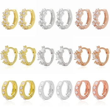 Slovecabin 100% 925 Sterling Silver Zircon Hoop Huggies Earrings For Women Wedding New Romantic Crystal Luxury Earring Jewelry
Slovecabin 100% 925 Sterling Silver Zircon Hoop Huggies Earrings For Women Wedding New Romantic Crystal Luxury Earring Jewelry