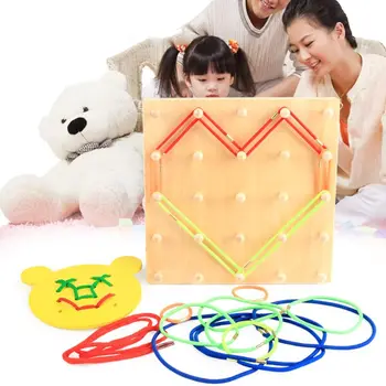 Kids Wooden Geoboard Array Block Geo Board Graphical Educational Learning Tool Geoboard Array Educational Toy
Kids Wooden Geoboard Array Block Geo Board Graphical Educational Learning Tool Geoboard Array Educational Toy